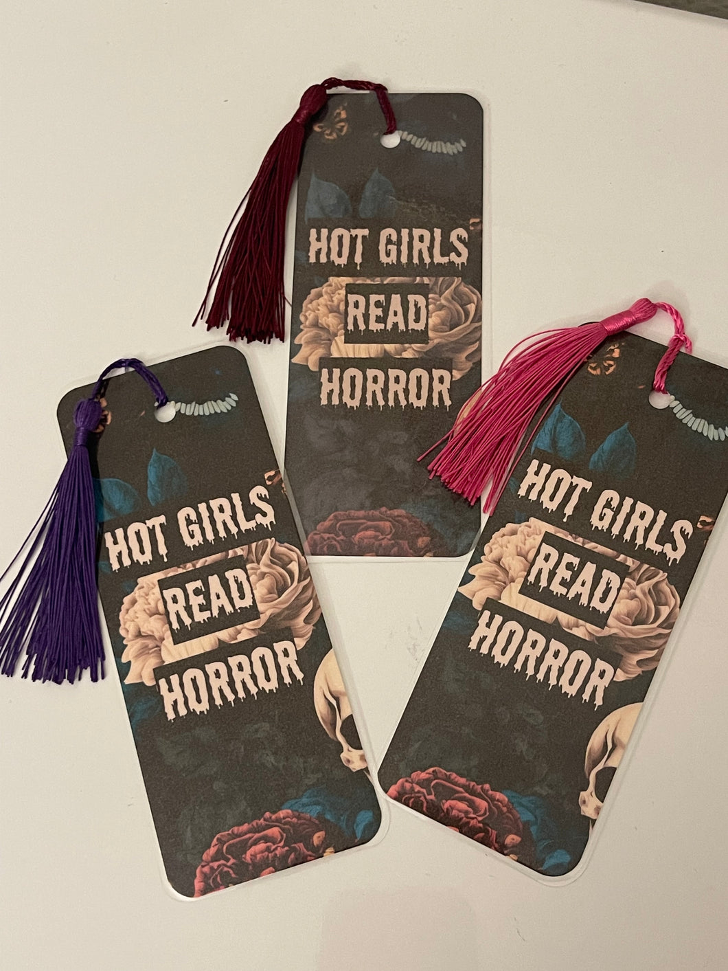 Hot Girls Read Horror bookmarks